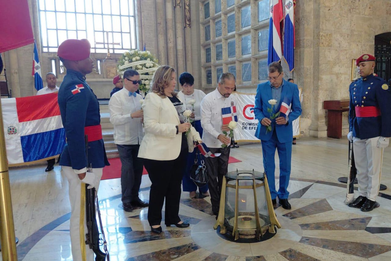 Efemérides Patrias realiza acto de recordación en el 53 aniversario de la muerte del héroe Francisco Alberto Caamaño